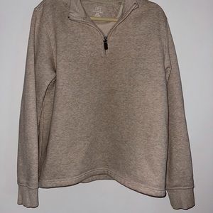 Tan quarter zip